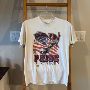 Vintage 90s Pain is Temporary Pride is Forever Graphic Tee